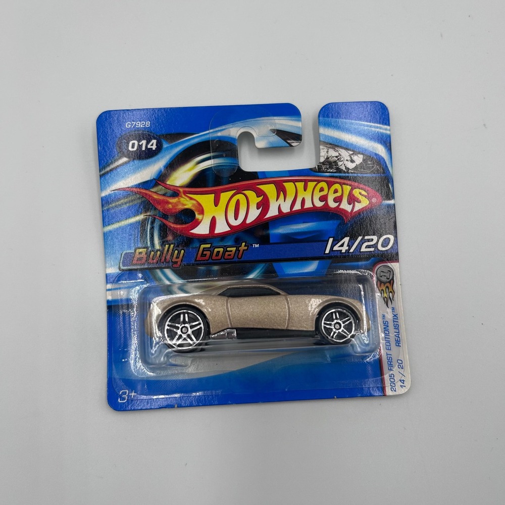 Hot Wheels 2005 First Editions Realistix Bully Goat 14/20 Gold G7928 New